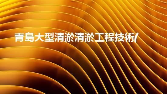 青島大型清淤清淤工程技術(shù)揭秘！如何高效處理水體污染征詢題？
